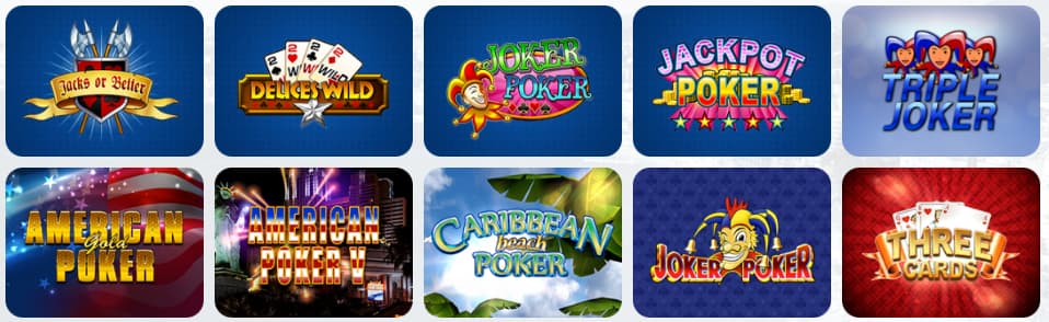 poker vidéo en ligne AZUR CASINO